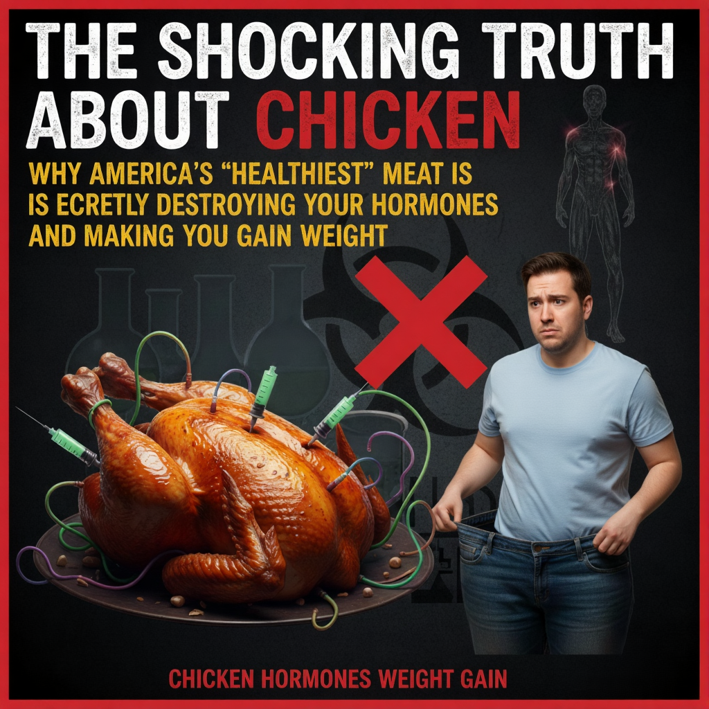 Man concerned about hormone disruption from chicken consumption