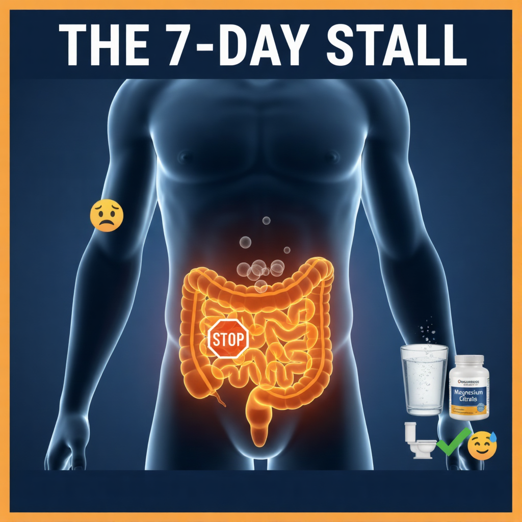 Ozempic constipation relief showing slowed digestion and bowel movement delay